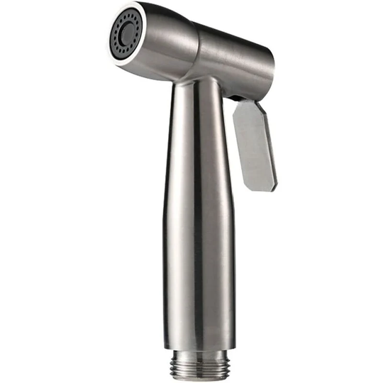 Perlerare - Stainless Steel Handheld Toilet Sprayer, Bidet, Personal Hygiene and Toilet Sprayer with Adjustable Water Pressure Control (Nozzle)