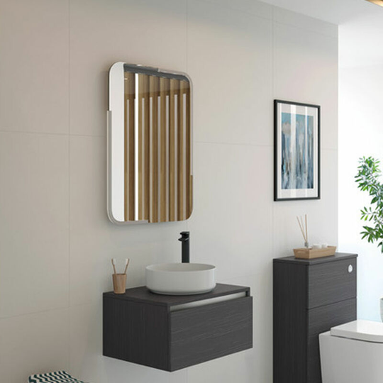 Signature Lumi LED Bathroom Mirror 800mm H X 600mm W