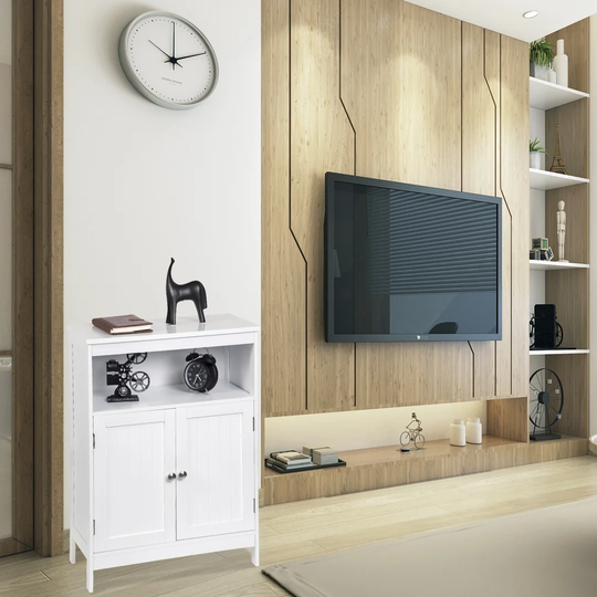 Ekalaka 60Cm W x 80Cm H x 30Cm D Free-Standing Bathroom Cabinet