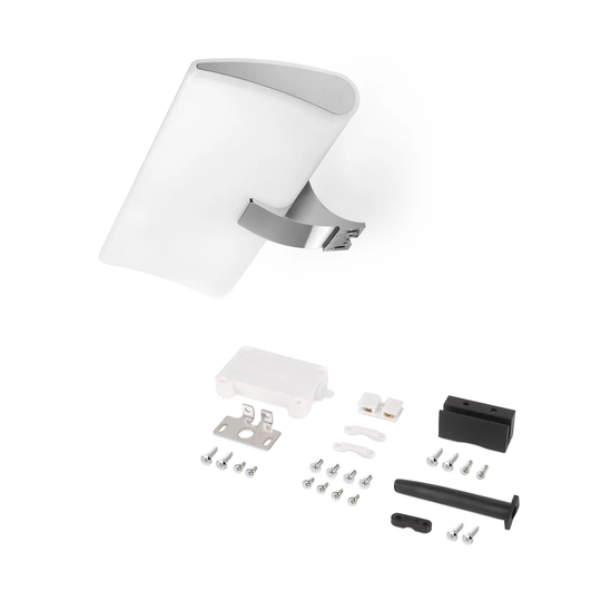 Lamptrai 1-Light LED Chrome Mirror Light