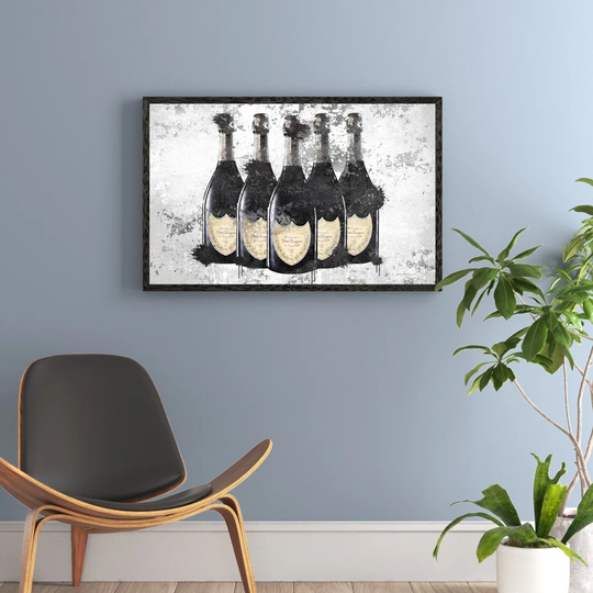 Champagne II by Amanda Greenwood - Painting on Canvas
