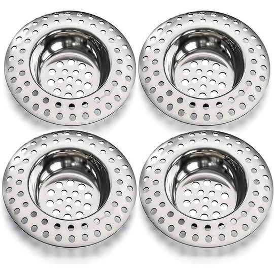 14g Sink Strainer, Set of 4 for All Drains, Kitchen Sink Strainer, Sink Strainer, Sink Grid, Kitchen Sink Grid