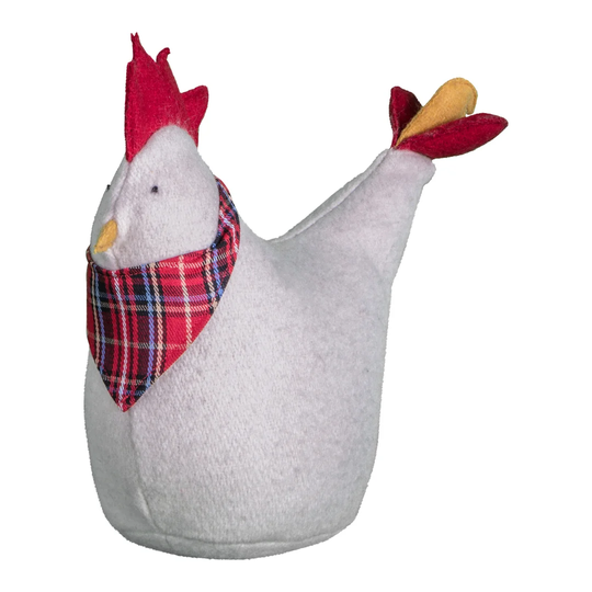 Jadyn Chicken Fabric Weighted Floor Stop