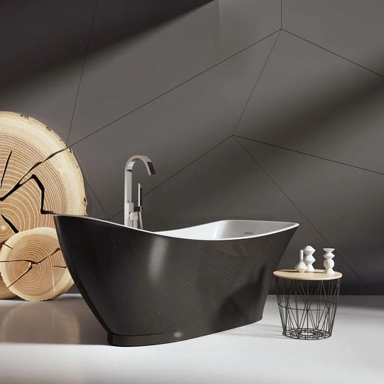 Aidian 1750 mm x 750 mm Freestanding Standard Acrylic Bathtub