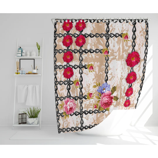 Newsome Polyester Shower Curtain Set