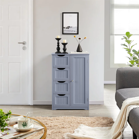 Avni 56Cm W x 82Cm H x 30Cm D Free-Standing Bathroom Cabinet