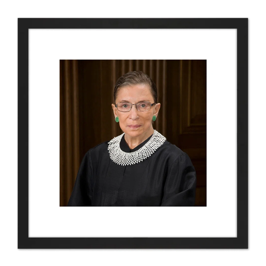 Petteway Portrait Judge Justice Ruth Ginsburg - Picture Frame Painting