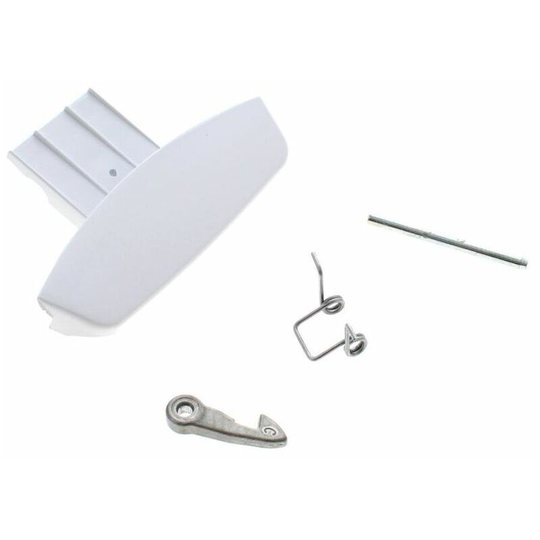 Door Handle Kit White Pw for Hotpoint Washing Machines