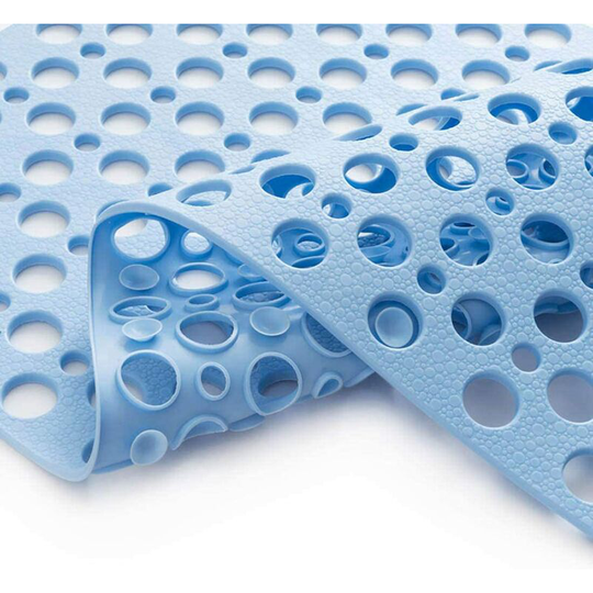 Sunflowergb - Extra Soft tpe Non-Slip Bath Mat for Kids, Bathroom Suction Cup Rug, Machine Washable Shower Mat, Smooth/Untextured Tubs Only, 30 l x
