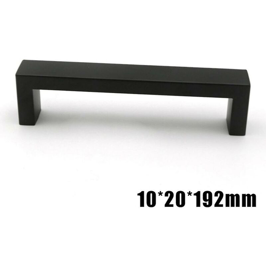 10x Furniture Drawer Handle Stainless Steel Accessories For Home Kitchen Cabinet Furniture Pull Center Distance 192mm