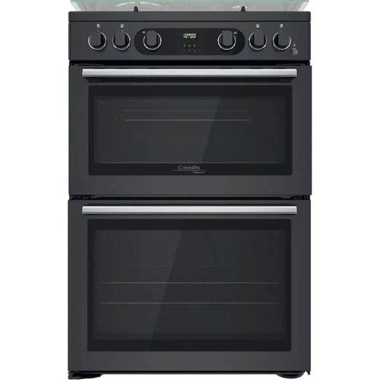 Hotpoint CD67G0C2CA/UK Gas Cooker - Dark Grey