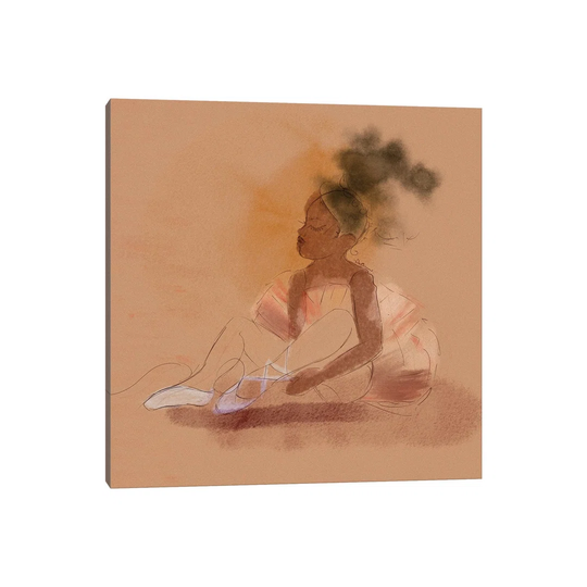 Ballerina Dreams - Wrapped Canvas Painting on Canvas