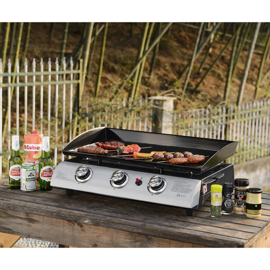 Elsfield 3 - Burner Flat Top Propane Gas BBQ