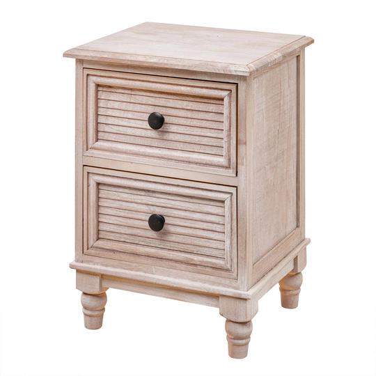 Rinker 2 Drawer Bedside Table