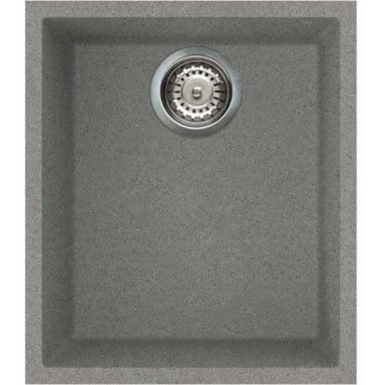 Reginox - Quadra 100 Granite Titanium Single Bowl Undermount Sink