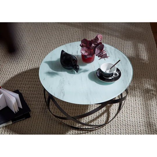 Ivy Bronx Coffee Table Coffee table with metal frame | Small table, side table in the living room, modern