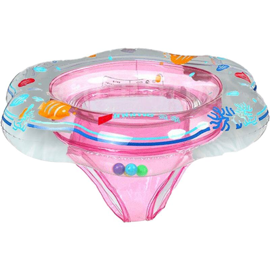 Baby Float Bathtub with Double Airbag Safety Seat Baby Swim Ring for 6-36 Months as Baby Bath Float