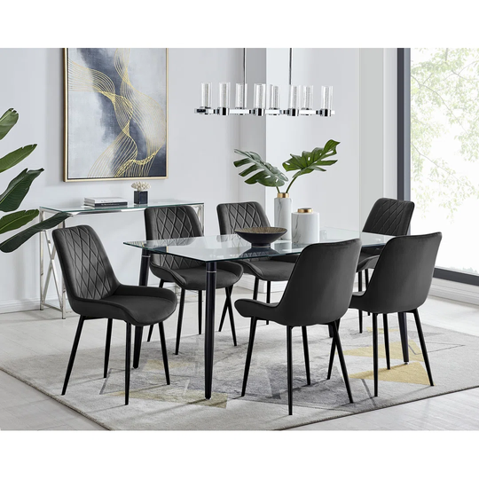 Wickett 6 - Person Dining Set