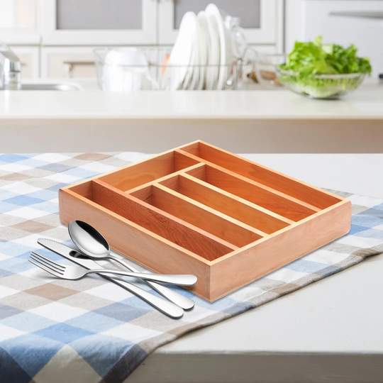 Wooden Drawer Cutlery Tray