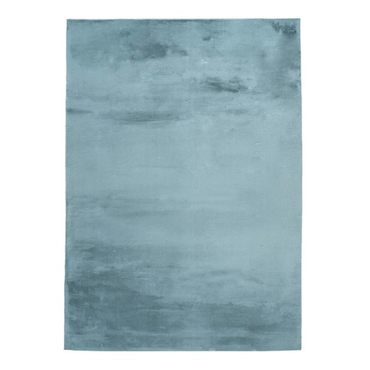 Dorrelis Machine Woven Blue Rug