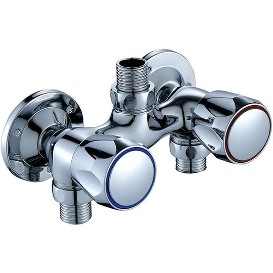 Bette Modern brass shower faucet for cold and hot water bathroom, wall mounted mixer with chrome control switch