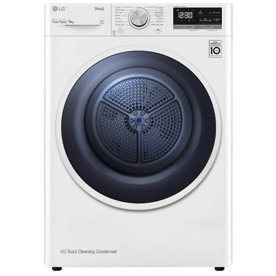 LG - FDV309W WiFi-enabled 9 kg Heat Pump Tumble Dryer - White