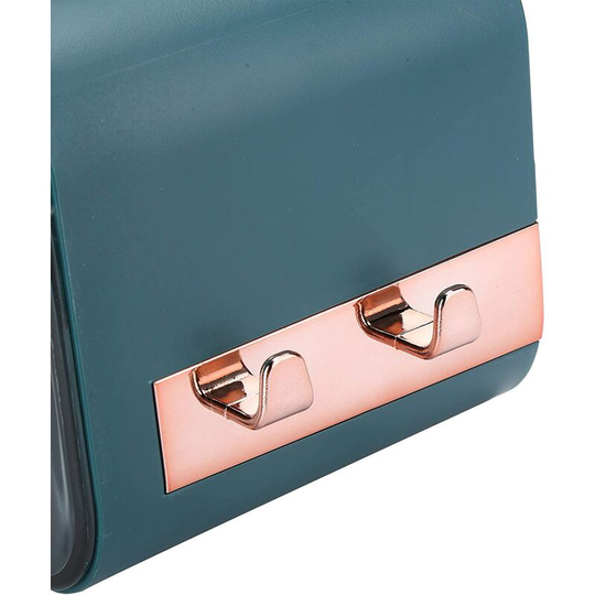 Toilet paper dispenser, toilet paper dispenser, toilet holder, bathroom accessories for room decor (green square)