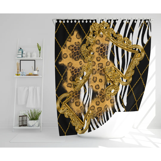 Griselda Polyester Shower Curtain Set