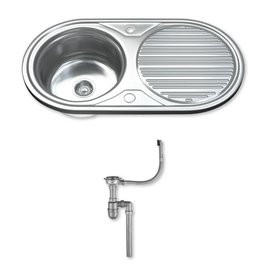 84cm x 44cm Kitchen Sink