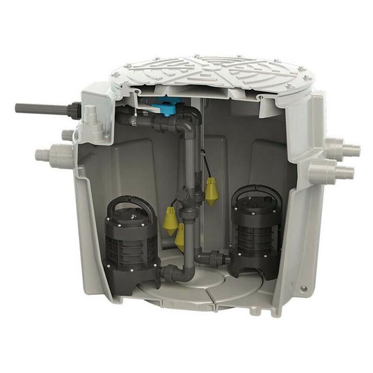 Sanifos 500 Litre 6108 Underground Waste Pump Automatic Lifting Station - Saniflo
