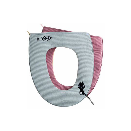 Toilet Cover,BR-Vie 2pcs Toilet Seat Cover Toilet Seat Cushion Washable Toilet Seat Cover Cushion Toilet Cover