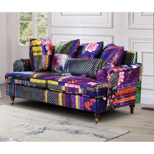Weibel 145Cm Velvet Recessed Arm Sofa
