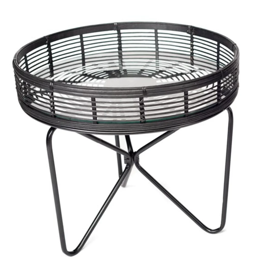Downer Side Table in , 49cm H x 57cm W x 57cm D