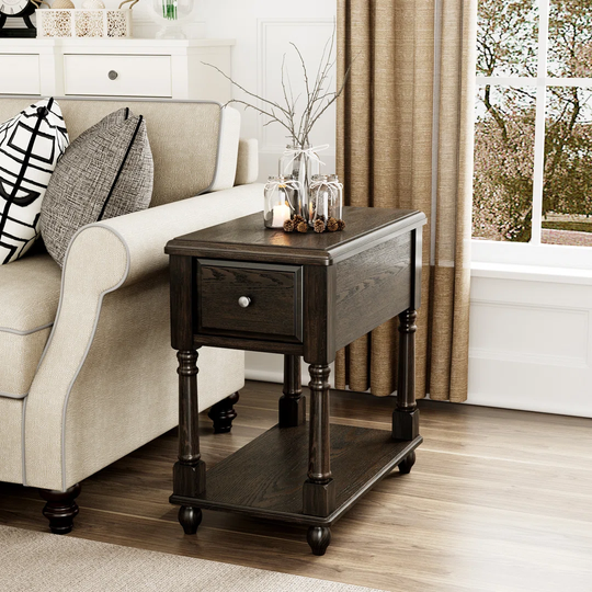 Robicheaux Side Table with Storage