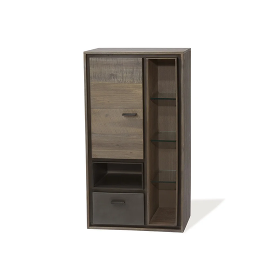 Harney Wall Mounted Curio Cabinet