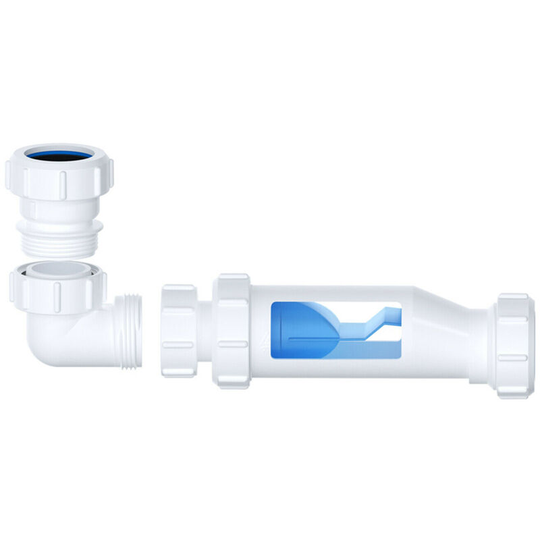 Viva Universal 40mm Waterless Self Sealing Waste Valve Trap Bath Kitchen 1-Ω bsp