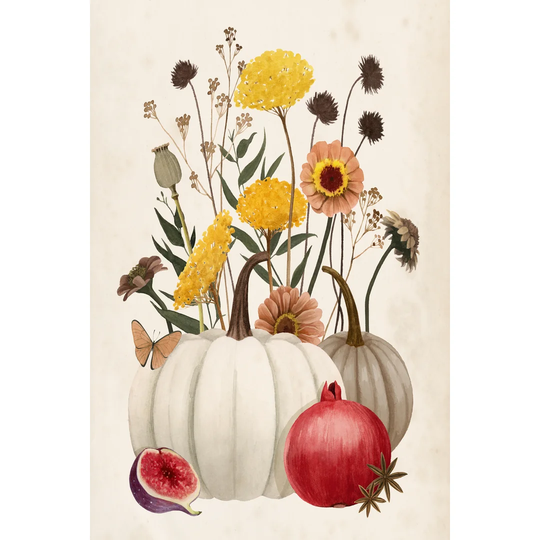 Fall Botanicals II by Grace Popp - Wrapped Canvas Painting