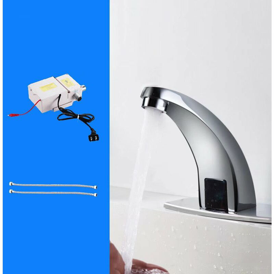 Fully Copper Smart Sensor Faucet Hand Washing Machine, Automatic Sensor Type Cold Water Sensor Type ac Vierteiligen Copper Model Fully Copper