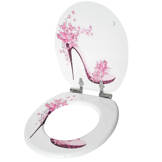 Shoe Soft Close Elongated Toilet Seat