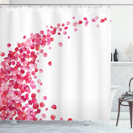 Betania 13 Piece Polyester Shower Curtain Set