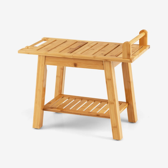 Bamboo Shower Bench SPA Bath Seat