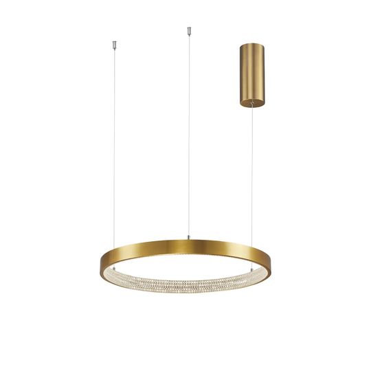 Findley 1-Light Crystal Drum LED Pendant