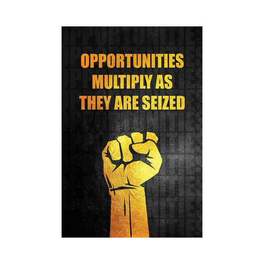 Seize the Opportunity by Adrian Baldovino - Wrapped Canvas Painting