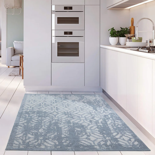Jaycob Flatweave Blue Rug