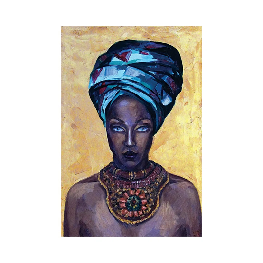 Mystery Beauty by Kateryna Bortsova - Wrapped Canvas Painting