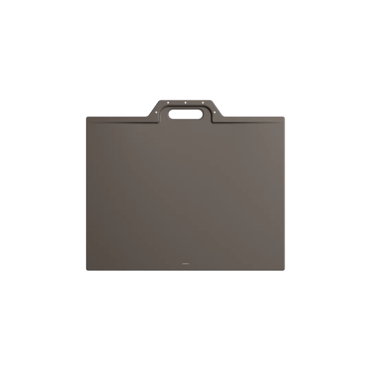 Xetis 1200 x 900 mm Steel Enamel Shower Tray - Grey