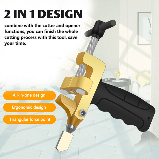 2 In 1 Cutter Opener Handheld Portable Manual Ceramic Tile Cutter Ceramic Tile Cutting Tool