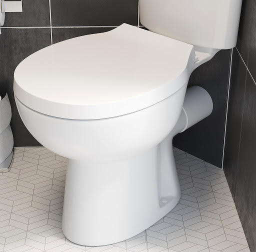 Ceramica Forli Soft Close Round Toilet Seat - Bottom Fix White