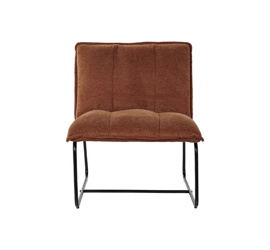 Armchair Polyester Metal 66X71x77 Terracotta