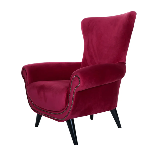 Copes 75Cm Wide Velvet Armchair